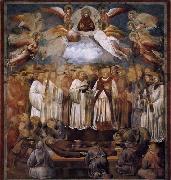 GIOTTO di Bondone Death and Ascension of St Francis oil painting